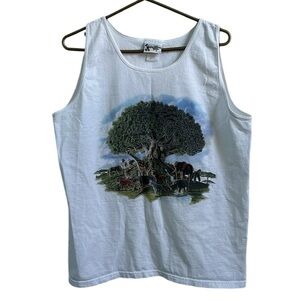 Disney Animal Kingdom Tree of Life Vintage Tank Top Size Large